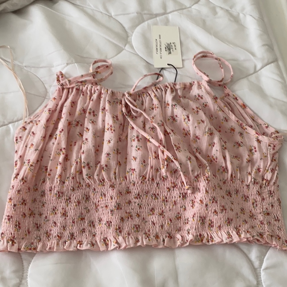 pink floral tank!